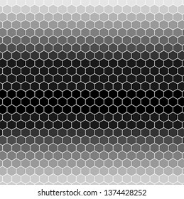 Abstract geometric graphic seamless hexagon pattern 
