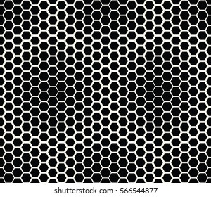 abstract geometric graphic seamless hexagon pattern background
