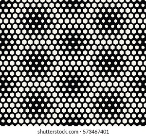 abstract geometric graphic seamless hexagon pattern background