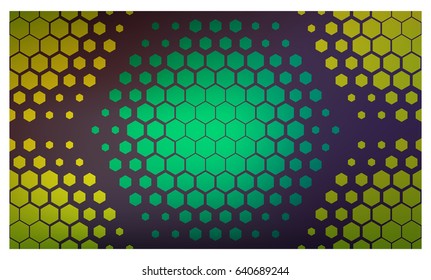 Abstract geometric graphic seamless hexagon pattern background.