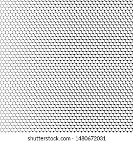 abstract geometric graphic seamless pattern of the hexagonal.