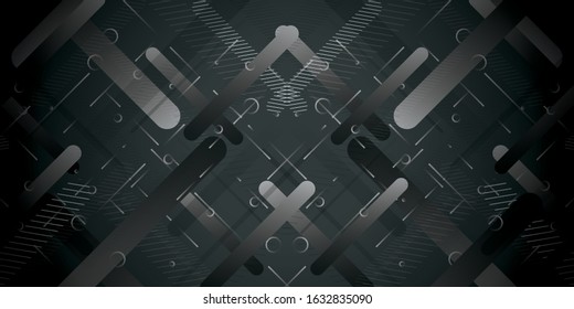 Abstract geometric gray Background with Lines