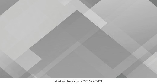 Abstractas Fondo Gris Geométrico Con Cuadrados Superpuestos Y Diamantes En Tonos Suaves