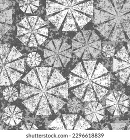 Resumen de textura geométrica de fondo gris, patrón de forma geométrica. Patrón geométrico étnico tradicional Diseño para fondo gris, alfombra, papel pintado, ropa, envoltura, Batik, tela, sarong.