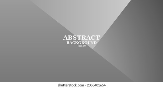 Abstrakte geometrisch-graue Hintergründe waren auch für die sozialen Medien, Website, Banner, Poster geeignet.