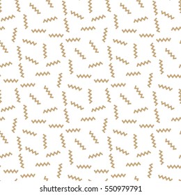 Abstract geometric gray deco art memphis fashion pattern