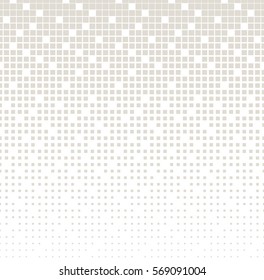 Abstract geometric gray gradient square halftone pattern