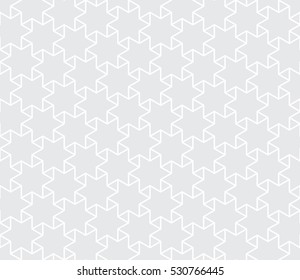 Abstract geometric gray graphic design print star pattern