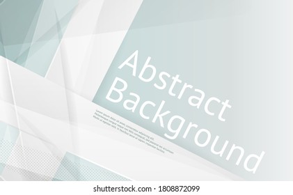 Abstract geometric gray green background. Modern abstract texture. The vector background can be used in cover design, book design, poster, cd cover, on website or in advertising.