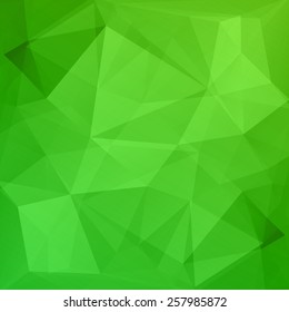 Abstract Geometric Green Background