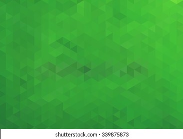 Abstract geometric green background for design.Vector illustration