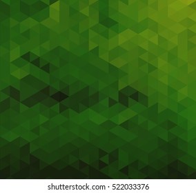 Abstract geometric green background for design.Vector illustration