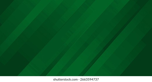Fundo verde geométrico abstrato com linhas diagonais e gradiente. Digital papel de parede design moderno simples