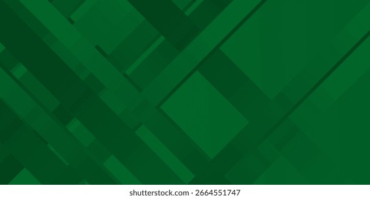 Abstract Geometric Green Background with Diagonal Lines and Gradient. Can Be Used for Cover Design, Poster and Advertising.