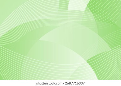 Abstrakter geometrischer grüner Hintergrund. Modernes Design mit technisch inspirierten weißen Linien.