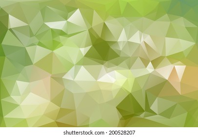 abstract geometric green background with triangles, vector illustration, eps 10 with transparency