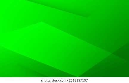 Abstract geometric green background. Vector illustration