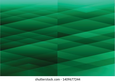 Abstract geometric green color background, vector illustration