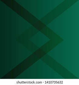 Abstract geometric green color background, vector illustration
