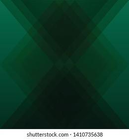 Abstract geometric green color background, vector illustration