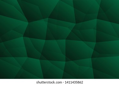 Abstract geometric green color background, vector illustration