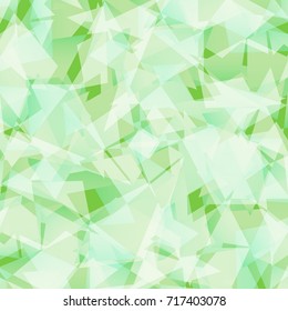 Abstract geometric green color blending weird texture background vector. 