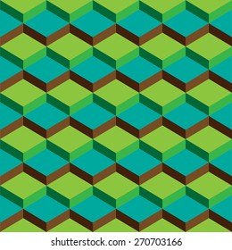 Abstract Geometric Green Cubes