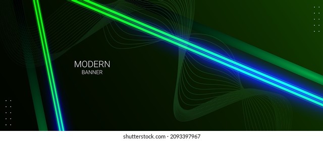 Abstrakter, geometrischer, grüner, dekorativer Hintergrund