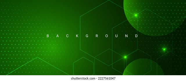 Abstract geometric green design dynamic modern graphic background vector