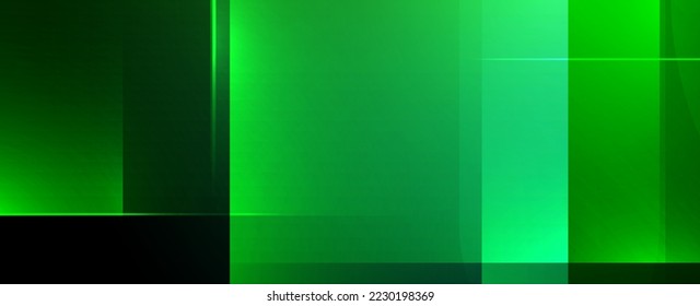 Abstraktes geometrisches grünes Design, dynamischer moderner grafischer Hintergrund, Vektorgrafik