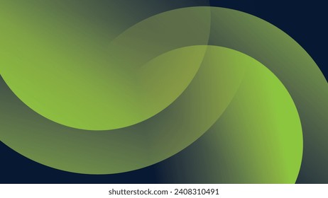 Abstract geometric  green gradient background.