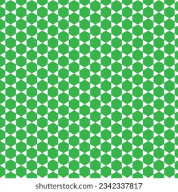 abstraktes geometrisches, grünes Hexagon-Muster, perfekt für Hintergrund, Tapete.