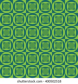 Abstract geometric green hipster fashion pillow pattern