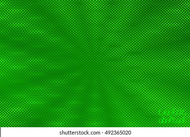 Abstract Geometric Green Pattern. Cellular Structure Texture Background. Vector Illustration