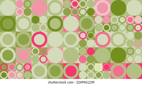 Abstract geometric green and pink pattern design,abstract colorful bacgruond,Vector illustration