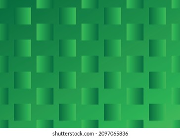 Abstract geometric green seamless pattern for packaging design.