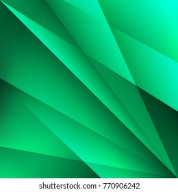 Abstract geometric green with space modern design on Light gray silver background, vector illustration