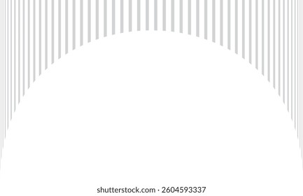 abstract geometric grey arch line pattern.