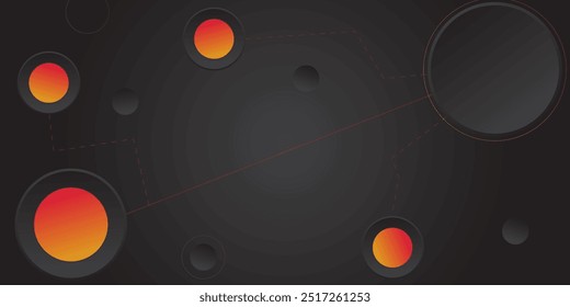 Abstractas fondo gris geométrico con curvas circulares simples superponiendo Formas y sombras. Diseño 3D de moda colorido.