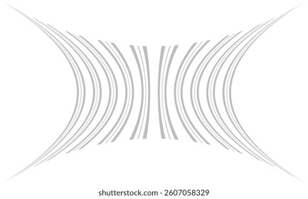 abstract geometric grey big small inflate line pattern can be used background, banner, poster.