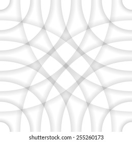 Abstract geometric grey circle background with shadows, made of set of rings, vector illustration, eps10