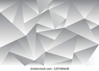 Abstract geometric grey color background, vector illustration
