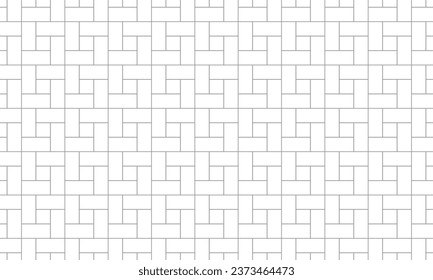 Resumen de rectángulos de contorno geométrico gris sin complicaciones. Textura de repetición del vector.