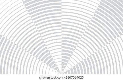 abstract geometric grey thin to thick circular line pattern can be used background, banner, poster.