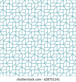 abstract geometric grid art deco vector pattern