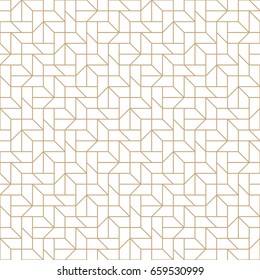 abstract geometric grid art deco vector pattern