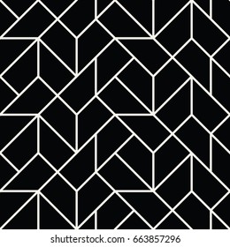 abstract geometric grid art deco vector pattern