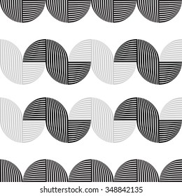 Abstract geometric grid background. Seamless pattern. Vector.