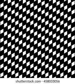 Abstract geometric grid black and white hipster fashion pillow checkered pattern
