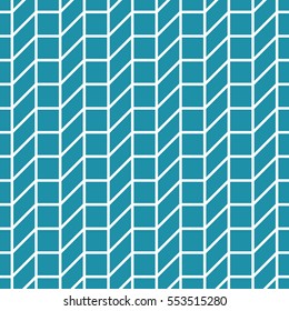 Abstract geometric grid. Blue minimal graphic design print pattern